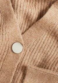 Kappahl MED PUFFÄRMAR - Cardigan - Beige mélange