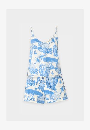 Desmond & Dempsey, WOMENS CAMI SET - Σετ πιτζάμας - blue