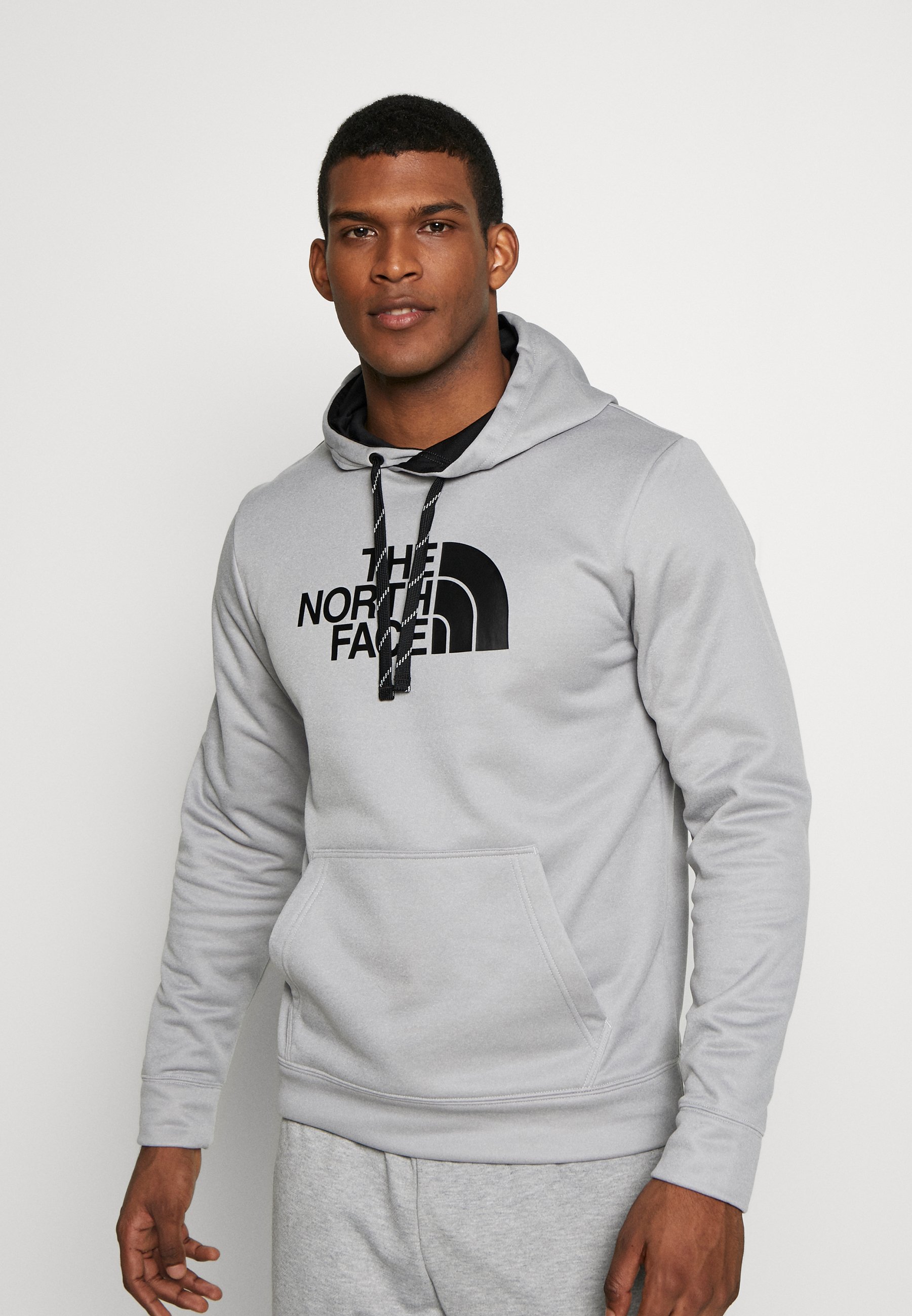 The North Face Mens Surgent Hoodie Kapuzenpullover Light Grey Heather Hellgrau Zalando De