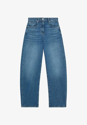 Reiss, PETITE FIT - SABEL BARREL-LEG JEANS . - Pernera ancha - mid blue