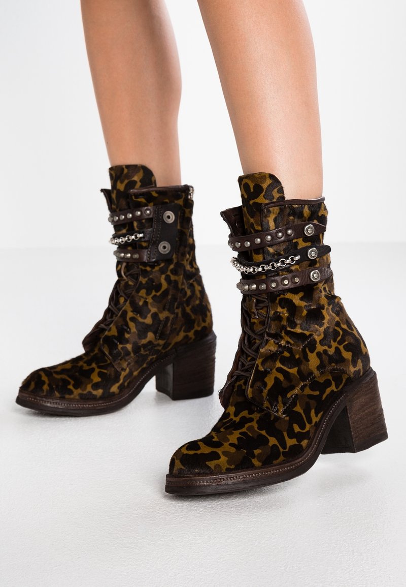 A.S.98 Stivaletti texani / biker - brown