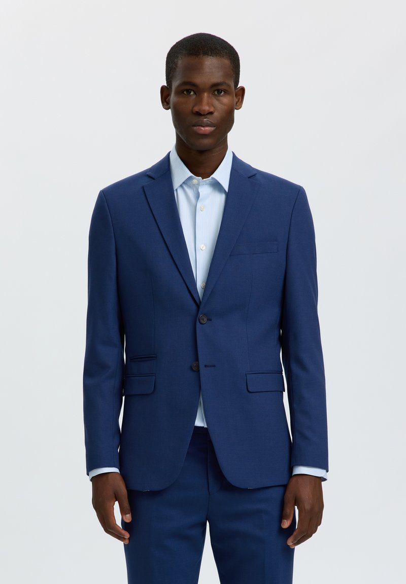Selected Woven Wool Blend - Veste de costume - blue depths