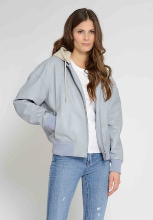 Maze Lederjacke - baby blue