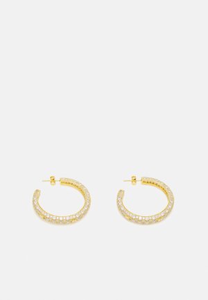 BRILLIANCE - Earrings - gold-coloured/white