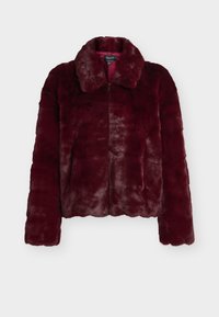 SYLVIE ZIP FAUX FUR JACKET - Veste d'hiver - burgundy