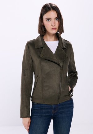 Springfield Giacca Corta, Imbottita e Impermeabile, Verde Cacao Scuro, M Donna