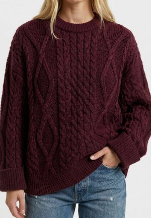 Opal Studio, CARLA - Пуловер - dark bordeaux