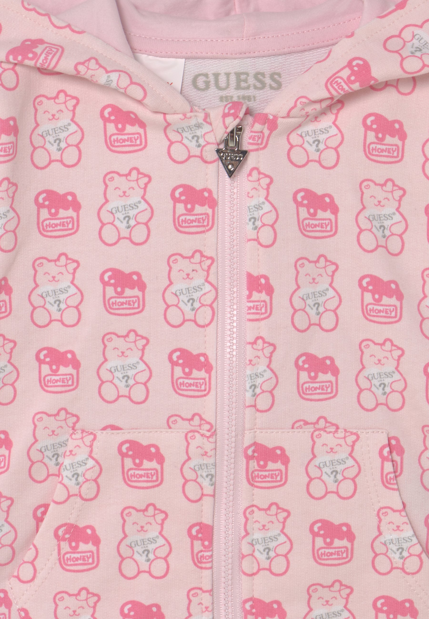 Guess - Conjunto de chándal rosa de velvetón para niña | Childrensalon  Outlet