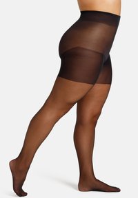 FEINSTRUMPFHOSE WOMEN CURVY 20 DEN MATT, 2 PACK - Pančuchy - black