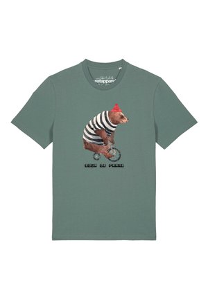 watapparel, TOUR DE FRANZ - T-Shirt print - green bay