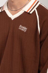 Kaotiko RETRO SPORT SOCIETY - Džemperis - brown