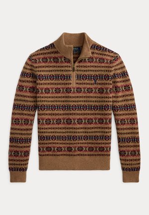 Polo Ralph Lauren, FAIR ISLE WOOL MOCKNECK SWEATER - Pullover - multi combo
