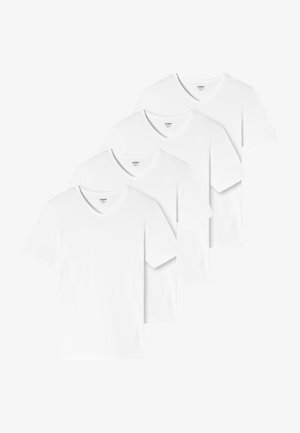 uncover by Schiesser 4 PACK - T-Shirt print - white