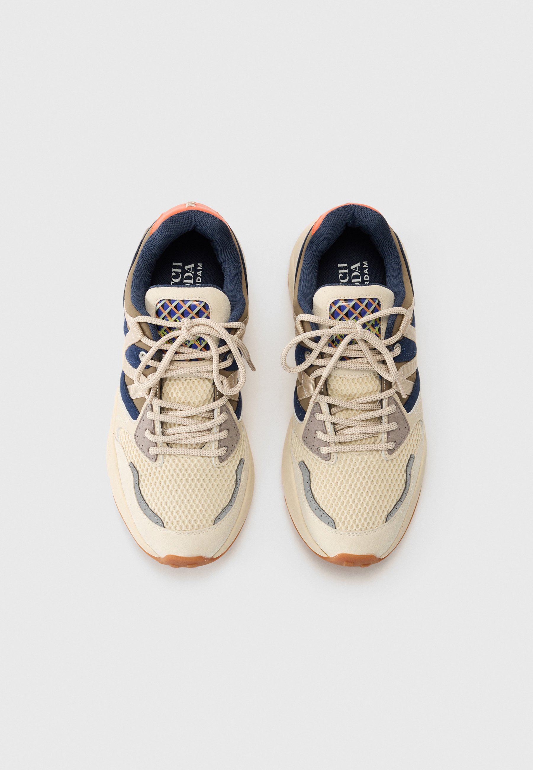 Scotch & Soda Cassio Sneakers Uomo In Pelle - Scarpe Basse Stringate, Suola In Gomma, Vestibilità Media