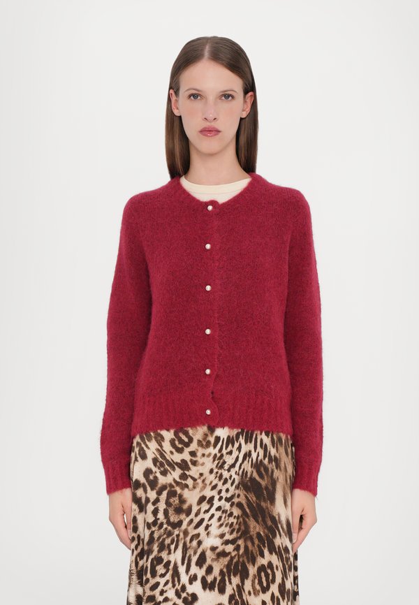 POVILLA - Cardigan - bordeaux