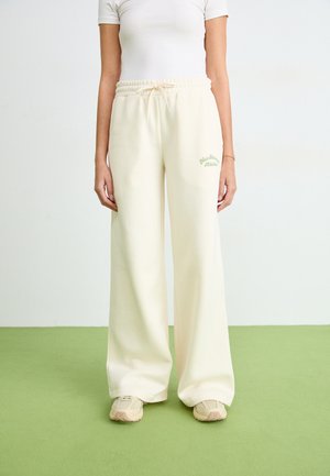 LINEAR HERITAGE WIDE LEG PANT - Pantaloni sportivi - white