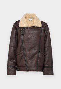 ELLA AVIATOR - Keinonahkatakki - brown