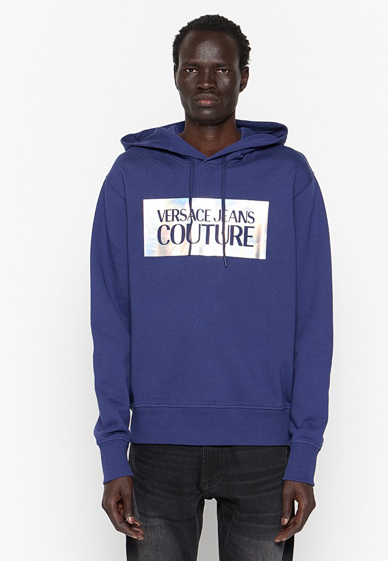 Versace Jeans Couture Hoodie donkerblauw Versace Jeans Couture Hoodie donkerblauw