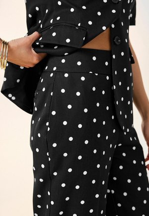Next, TALL FIT - SHORT SLEEVE JACKET . - Blazer - black white polka dot