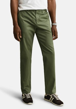 REGULAR FIT SMART - Broek - dry herb green