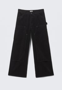 LOOSE WORKWEAR - Nohavice - black cord