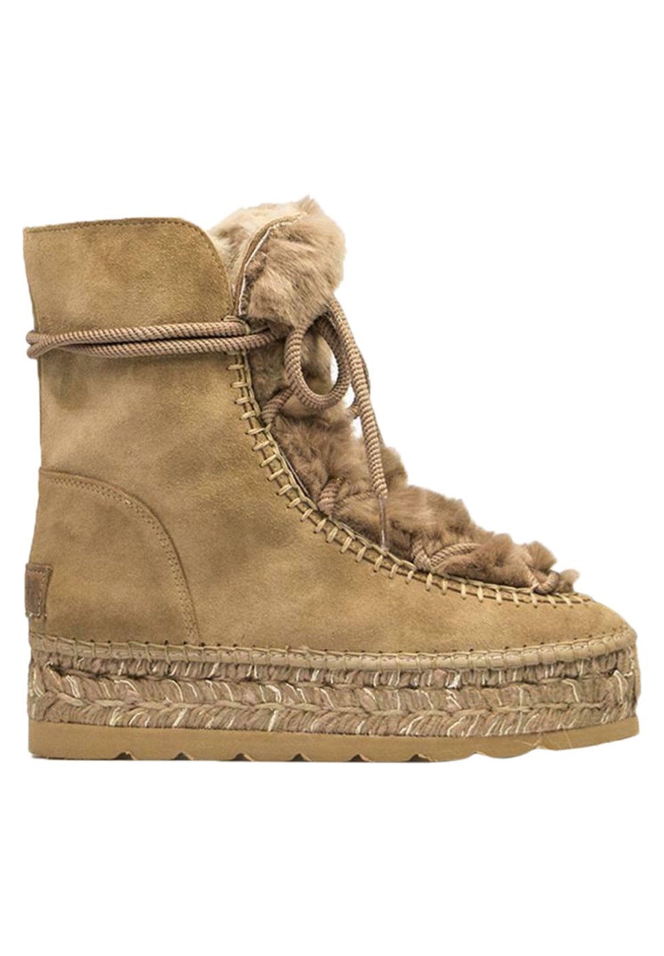 Vidorreta CON ADORNO DE PELO - Botines con plataforma - camel - Zalando.es