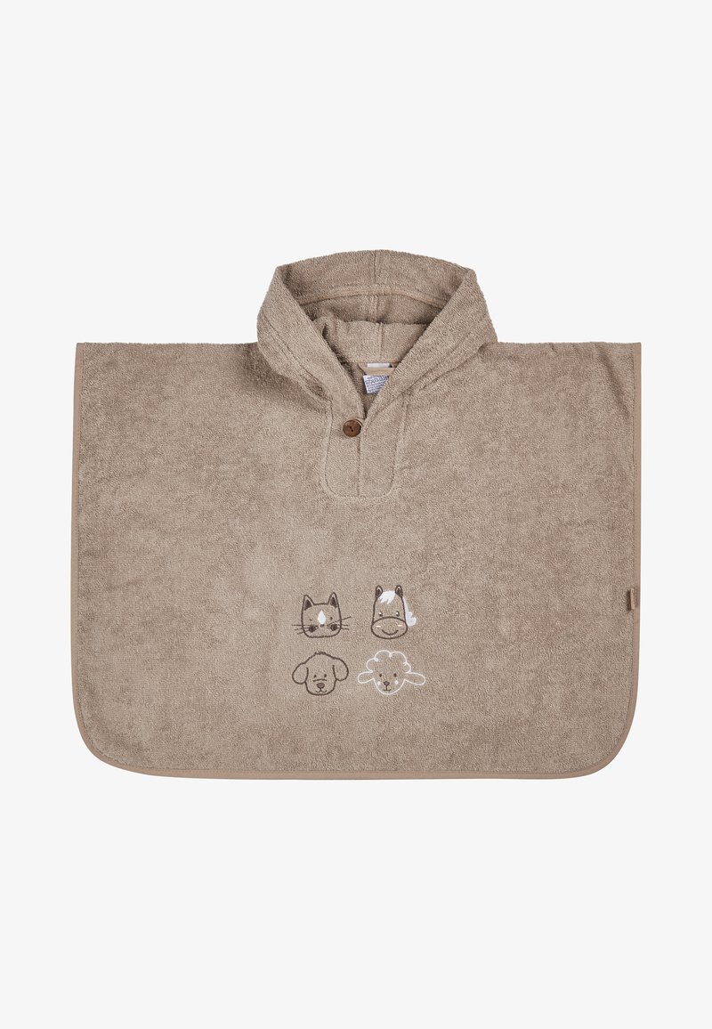 Sterntaler PONCHO BAUERNHOF - Dressing gown - sandbraun