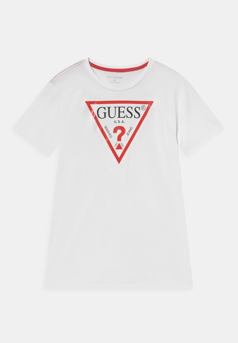 Guess JUNIOR CORE - Print T-shirt - true white