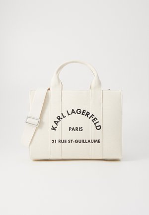 SQUARE MEDIUM TOTE - Bolso de mano - natural