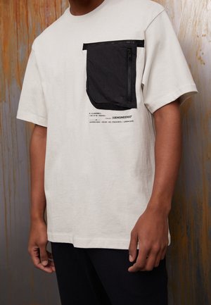 T-shirt print - off-white