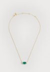 BOX STONE PENDANT EMERALD - Collar - gold-coloured/emerald