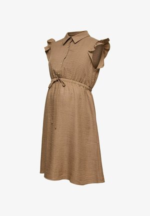 MAMALICIOUS, KLEID MLFLOW UMSTANDSKLEID - Tričkové šaty - affogat