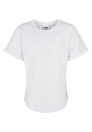 LONG SHAPED TURNUP  - T-shirts basic - white