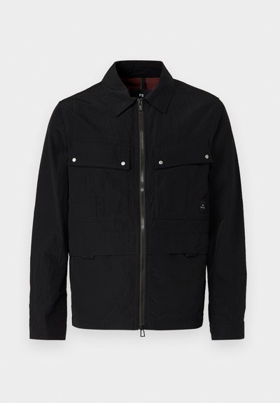 PS Paul Smith UNLINED OVER SHIRT JACKET - Summer jacket - black