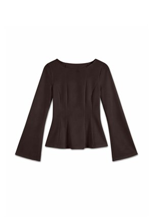 Vero Moda, TOP VMSMILLA TOP - T-shirt à manches longues - chocolate torte