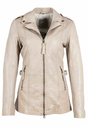 WYELLI - Leren jas - light beige