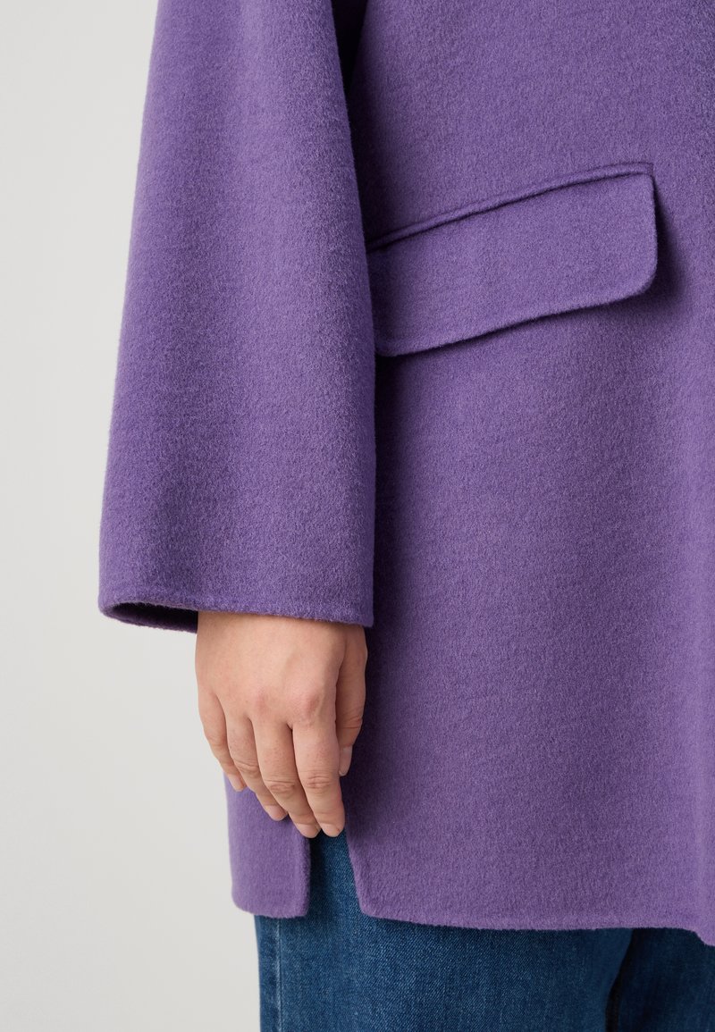 Jupe Marina Rinaldi 100% Laine Mérinos - Taille XL - Couleur Aubergine - Occasion Très Bon état