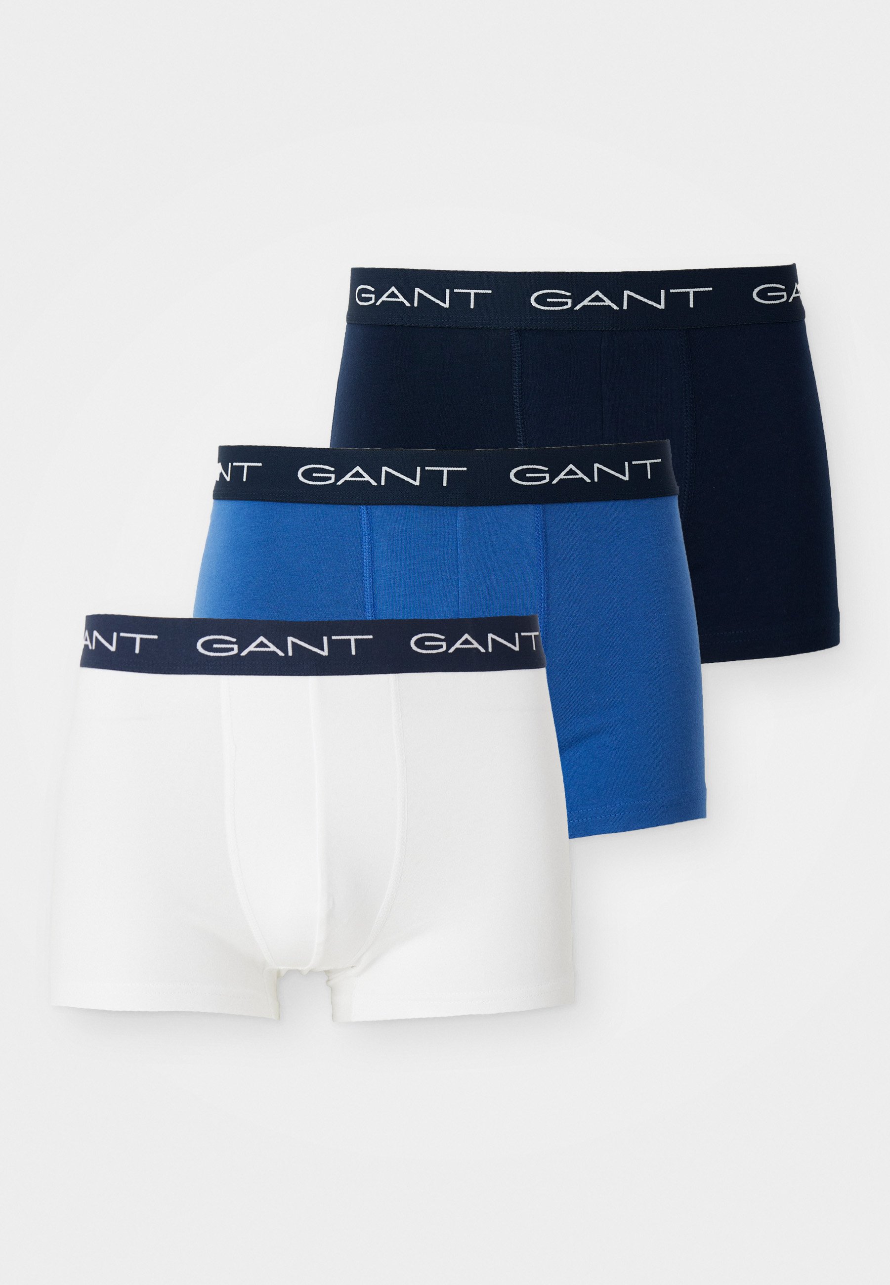 GANT Boxershorts 3er Pack – Gummibund Mit Logoschriftzug, 95% Baumwolle, 5% Elasthan, Weiß, Maschinenwäsche