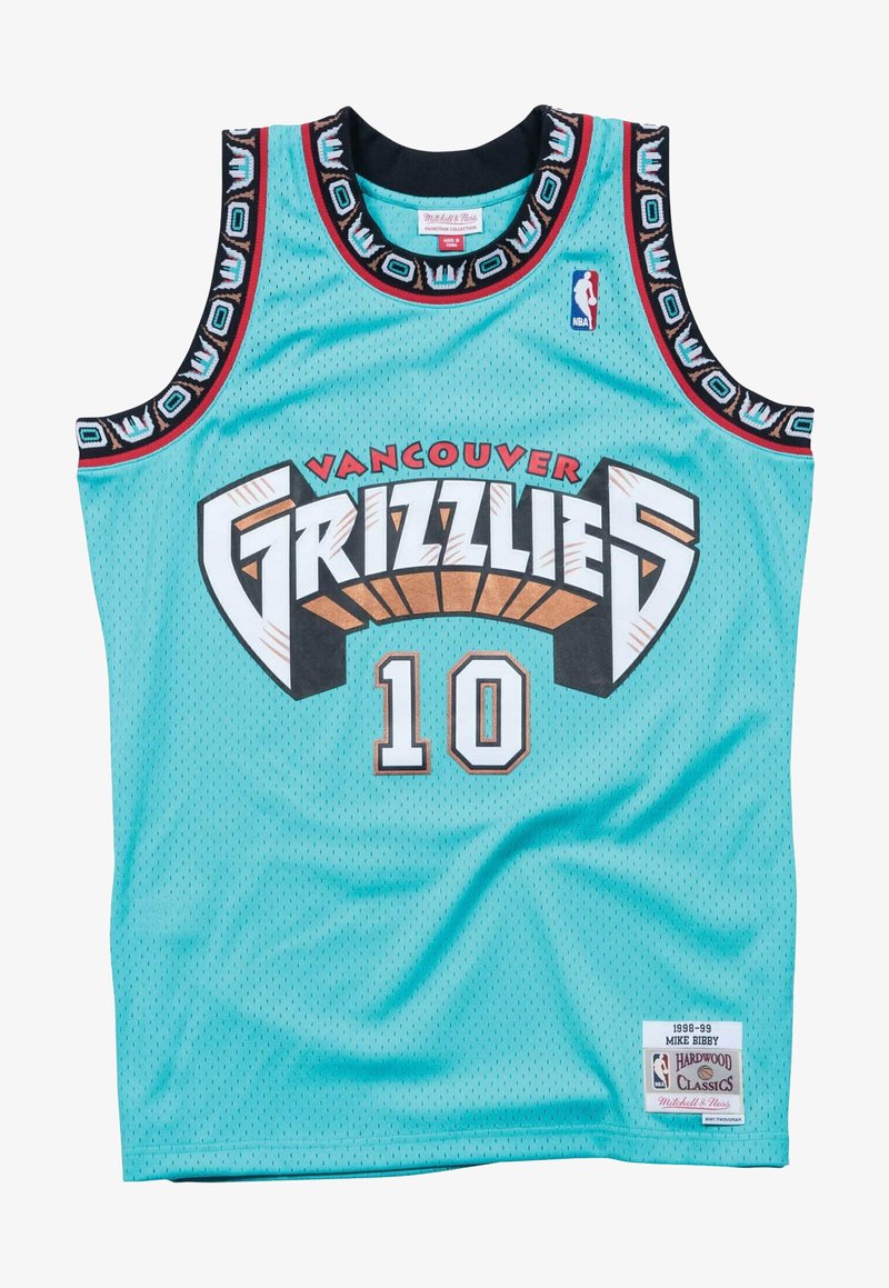 Mitchell & Ness VANCOUVER GRIZZLIES MIKE BIBBY - Top - sky blue