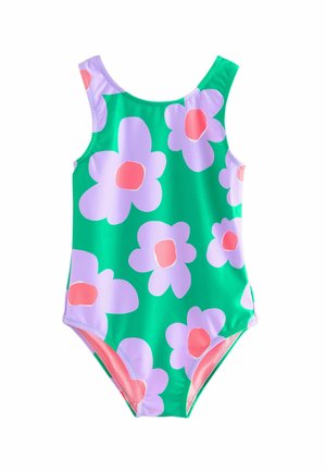 REGULAR FIT  - Peldkostīms - green stampy floral