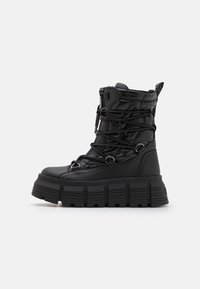 AVA PUFFER HIKE - Schnürstiefelette - black