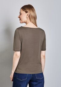 Street One SOFTES - Jednoduché tričko - braun