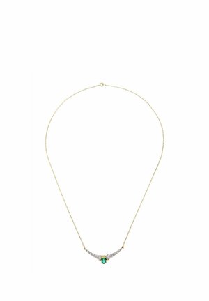 DIAMOND AND EMERALD - Halskæder - yellow gold
