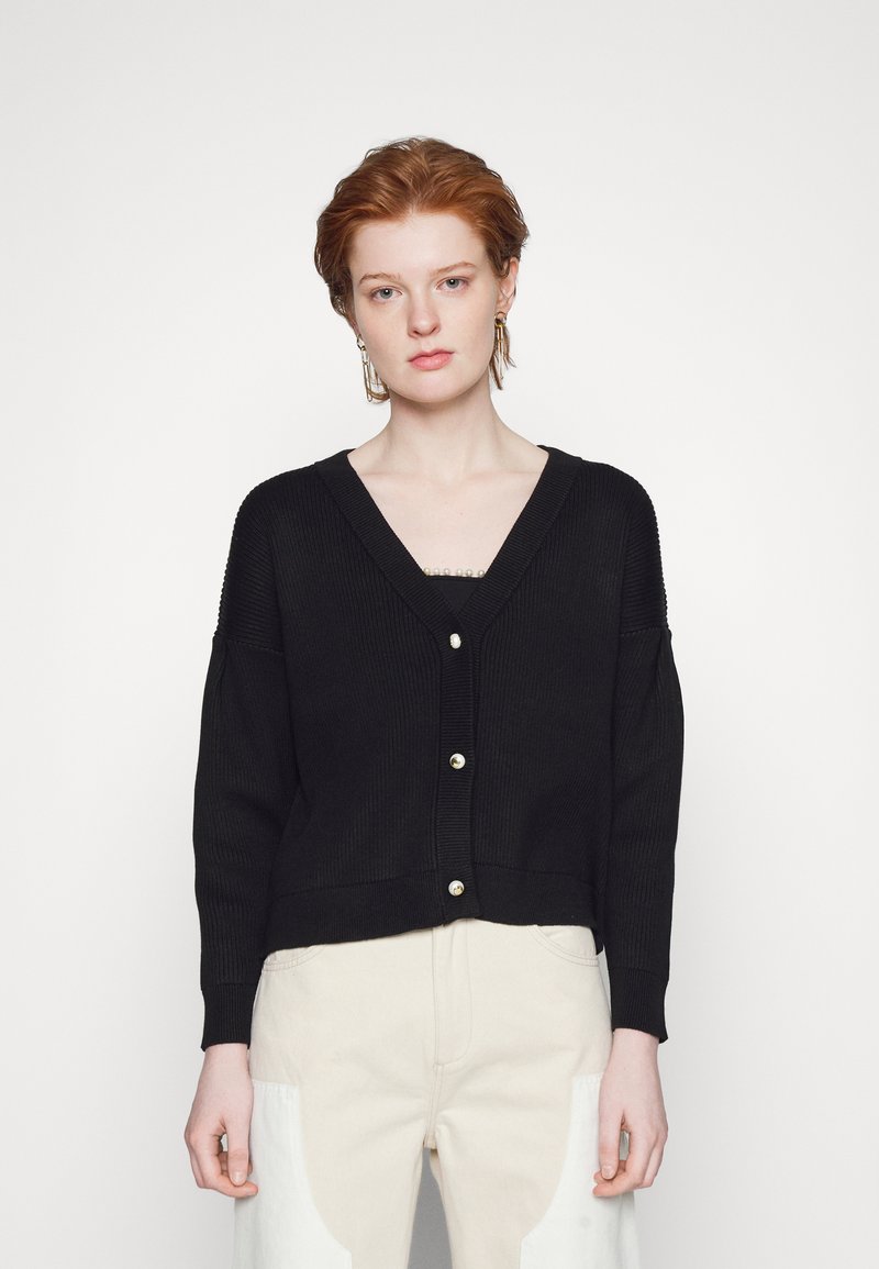 Mother of Pearl CARDIGAN WITH PEARL BUTTONS Cardigan black Zalando.ie