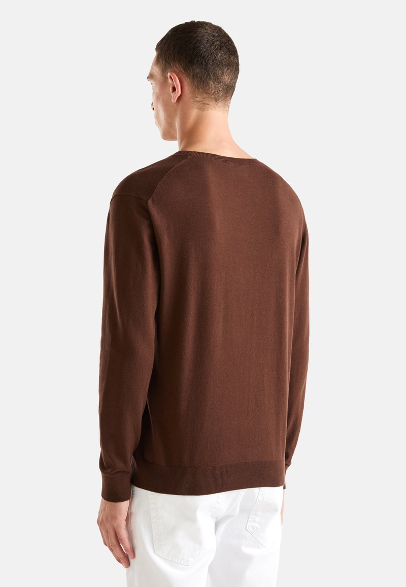 United Colors of Benetton CREW NECK IN LIGHTWEIGHT - Jumper - brown -  Zalando.de