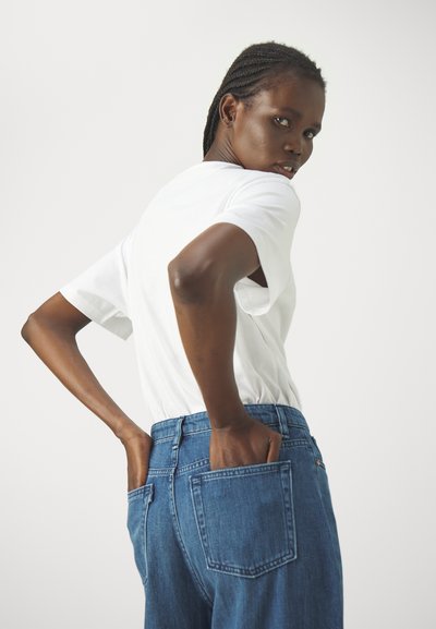 3x1 FLIP JEAN WIDE LEG - Ravne kavbojke - midstone