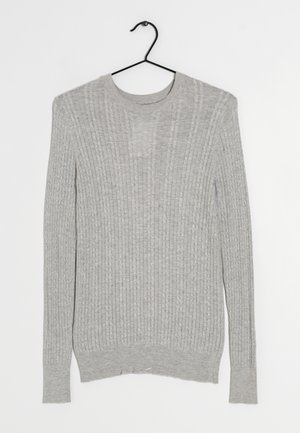 Mango Striktrøje - grey