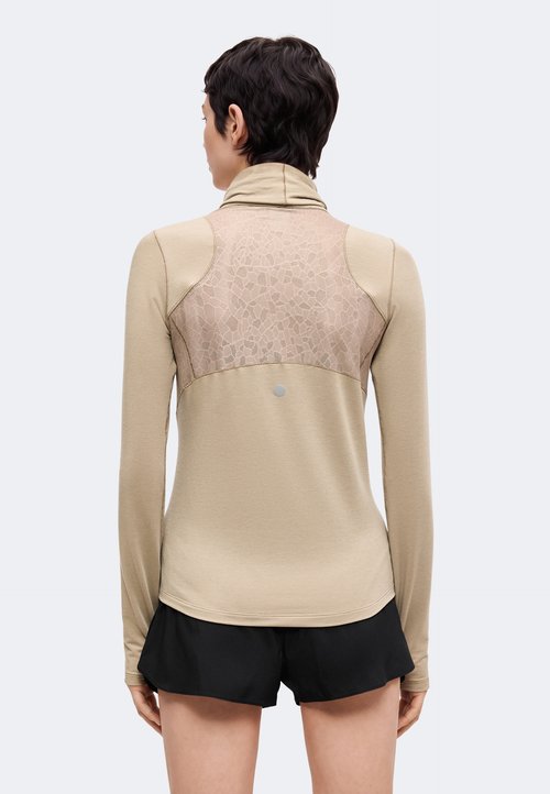 ASICS NAGINO RUN WINTER - Long sleeved top - greige — photo 3