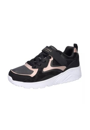 Sneakers basse - nero/rosa