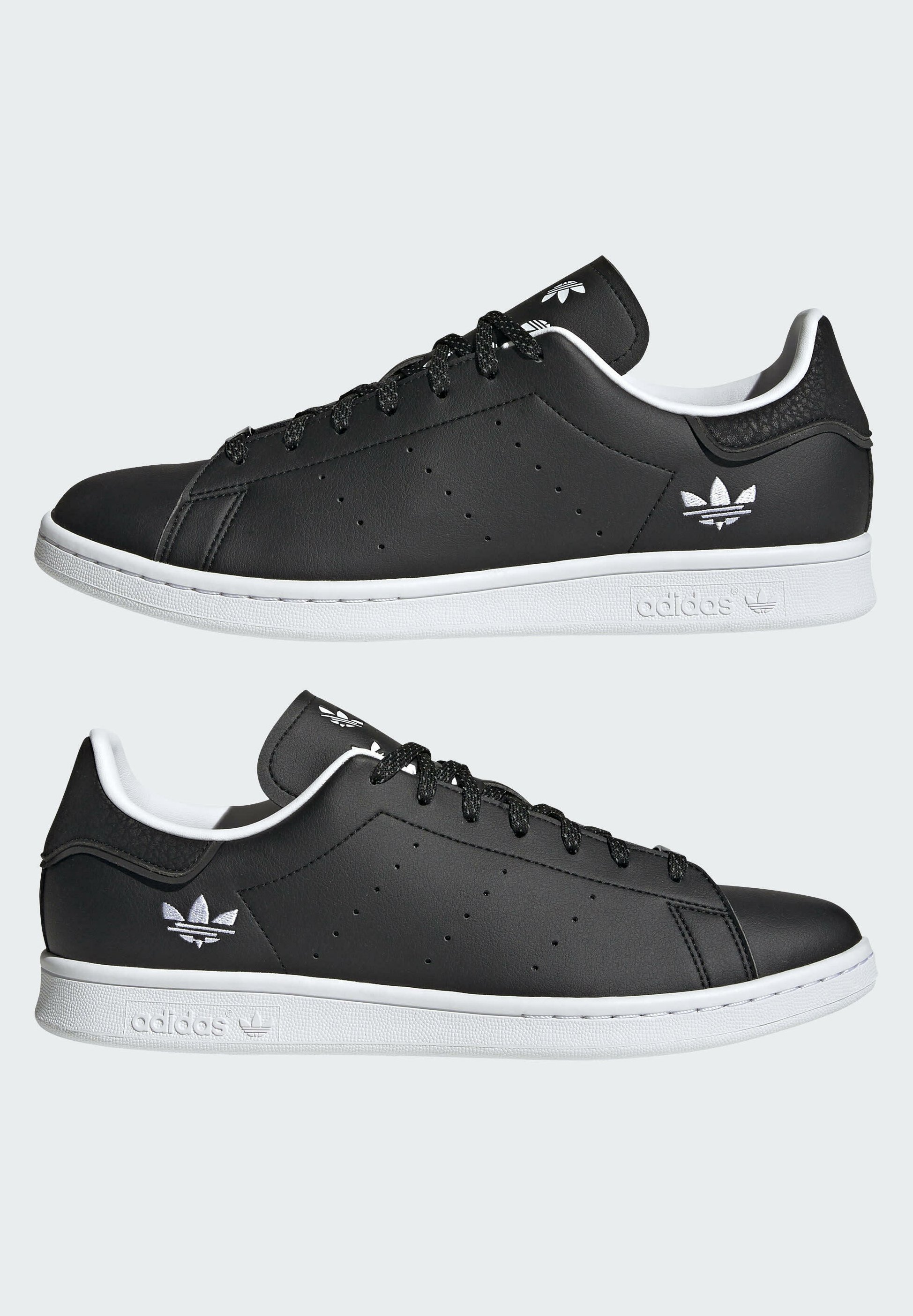 adidas Originals STAN SMITH - Sneaker low - black/schwarz - Zalando.de